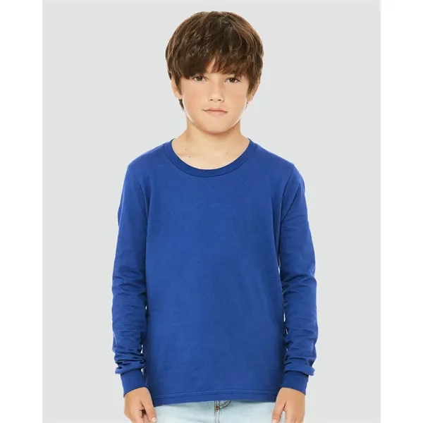 BELLA + CANVAS Youth Jersey Long Sleeve Tee - BELLA + CANVAS Youth Jersey Long Sleeve Tee - Image 0 of 17