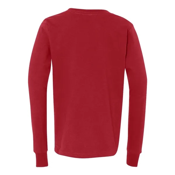 BELLA + CANVAS Youth Jersey Long Sleeve Tee - BELLA + CANVAS Youth Jersey Long Sleeve Tee - Image 11 of 17