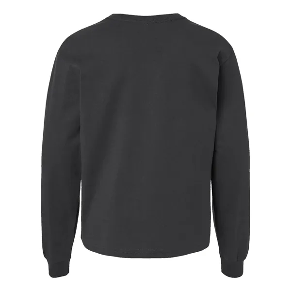 BELLA + CANVAS Youth 6oz. Heavyweight Long Sleeve Tee - BELLA + CANVAS Youth 6oz. Heavyweight Long Sleeve Tee - Image 6 of 24