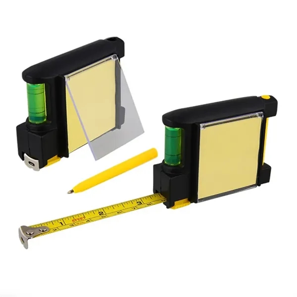 4 in 1 Tape Measure with Level Sticky Note and Pen - 4 in 1 Tape Measure with Level Sticky Note and Pen - Image 3 of 3