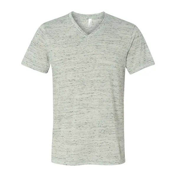 BELLA + CANVAS Unisex Textured Jersey V-Neck Tee - BELLA + CANVAS Unisex Textured Jersey V-Neck Tee - Image 21 of 24