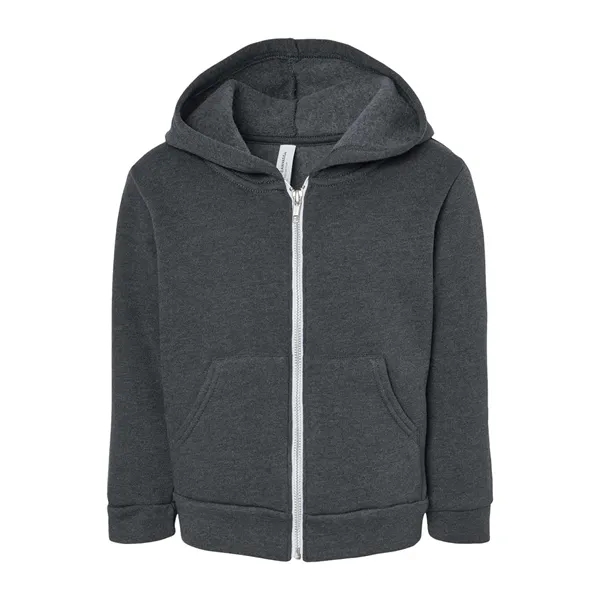 BELLA + CANVAS Toddler Sponge Fleece Full-Zip Hoodie Swea... - BELLA + CANVAS Toddler Sponge Fleece Full-Zip Hoodie Swea... - Image 3 of 10