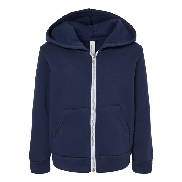 BELLA + CANVAS Toddler Sponge Fleece Full-Zip Hoodie Swea... - BELLA + CANVAS Toddler Sponge Fleece Full-Zip Hoodie Swea... - Image 9 of 10