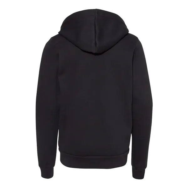 BELLA + CANVAS Youth Sponge Fleece Full-Zip Hoodie - BELLA + CANVAS Youth Sponge Fleece Full-Zip Hoodie - Image 4 of 12