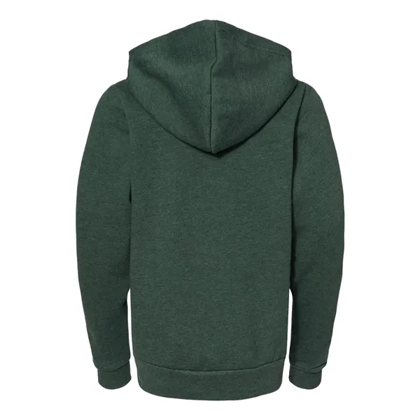 BELLA + CANVAS Youth Sponge Fleece Full-Zip Hoodie - BELLA + CANVAS Youth Sponge Fleece Full-Zip Hoodie - Image 8 of 12