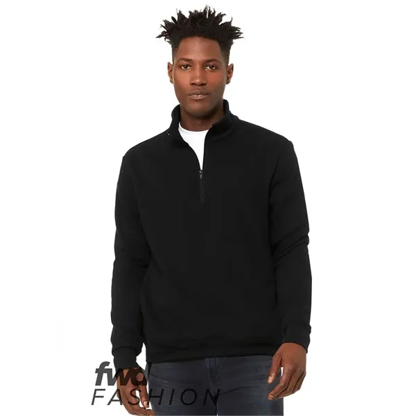BELLA + CANVAS Unisex FWD Fashion Quarter-Zip Sweatshirt - BELLA + CANVAS Unisex FWD Fashion Quarter-Zip Sweatshirt - Image 3 of 8
