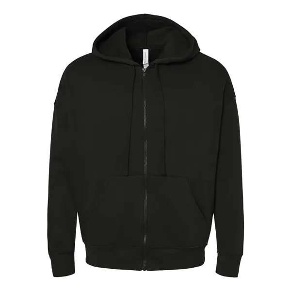 BELLA + CANVAS Unisex Sponge Fleece DTM Full-Zip Hoodie - BELLA + CANVAS Unisex Sponge Fleece DTM Full-Zip Hoodie - Image 4 of 12