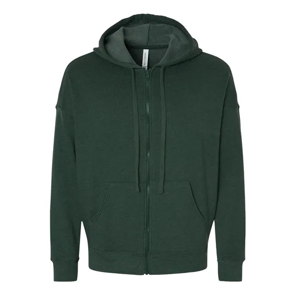 BELLA + CANVAS Unisex Sponge Fleece DTM Full-Zip Hoodie - BELLA + CANVAS Unisex Sponge Fleece DTM Full-Zip Hoodie - Image 8 of 12