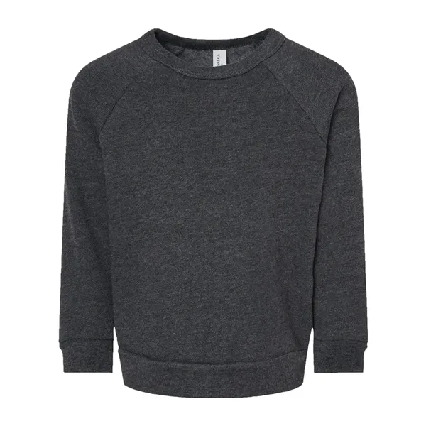 BELLA + CANVAS Toddler Sponge Fleece Raglan Sweatshirt - BELLA + CANVAS Toddler Sponge Fleece Raglan Sweatshirt - Image 3 of 10
