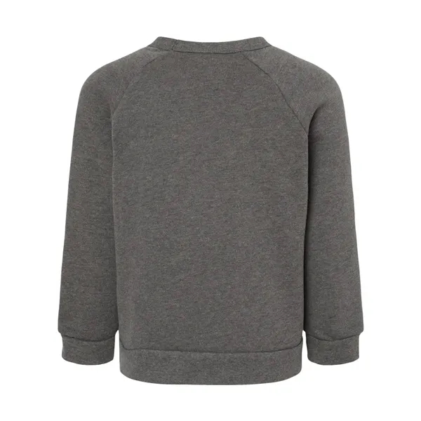 BELLA + CANVAS Toddler Sponge Fleece Raglan Sweatshirt - BELLA + CANVAS Toddler Sponge Fleece Raglan Sweatshirt - Image 5 of 10