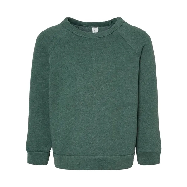 BELLA + CANVAS Toddler Sponge Fleece Raglan Sweatshirt - BELLA + CANVAS Toddler Sponge Fleece Raglan Sweatshirt - Image 7 of 10