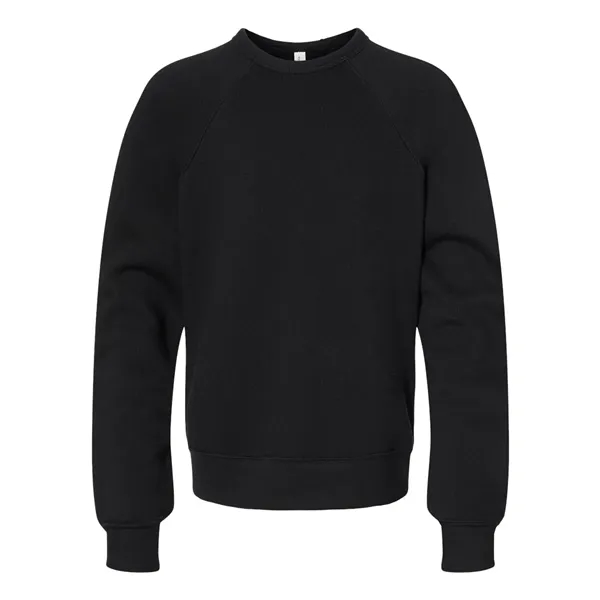 BELLA + CANVAS Youth Sponge Fleece Crewneck Sweatshirt - BELLA + CANVAS Youth Sponge Fleece Crewneck Sweatshirt - Image 3 of 16