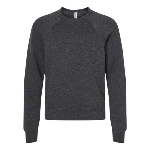 BELLA + CANVAS Youth Sponge Fleece Crewneck Sweatshirt - BELLA + CANVAS Youth Sponge Fleece Crewneck Sweatshirt - Image 5 of 16