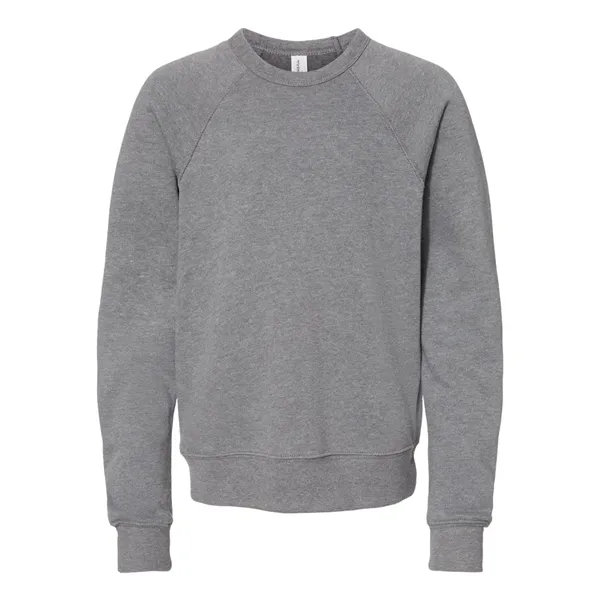 BELLA + CANVAS Youth Sponge Fleece Crewneck Sweatshirt - BELLA + CANVAS Youth Sponge Fleece Crewneck Sweatshirt - Image 8 of 16