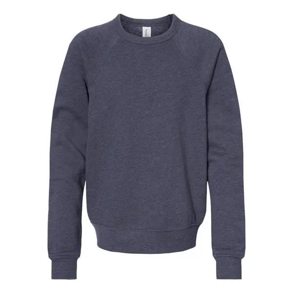 BELLA + CANVAS Youth Sponge Fleece Crewneck Sweatshirt - BELLA + CANVAS Youth Sponge Fleece Crewneck Sweatshirt - Image 12 of 16