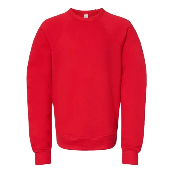 BELLA + CANVAS Youth Sponge Fleece Crewneck Sweatshirt - BELLA + CANVAS Youth Sponge Fleece Crewneck Sweatshirt - Image 16 of 16