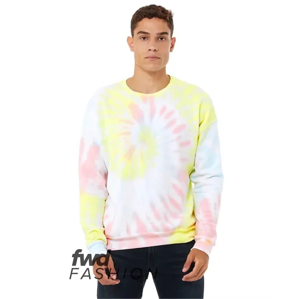BELLA + CANVAS Unisex FWD Fashion Tie-Dyed Crewneck Sweat... - BELLA + CANVAS Unisex FWD Fashion Tie-Dyed Crewneck Sweat... - Image 0 of 2