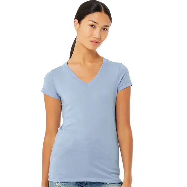 BELLA + CANVAS Women's Jersey V-Neck Tee - BELLA + CANVAS Women's Jersey V-Neck Tee - Image 0 of 27