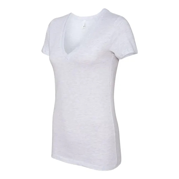 BELLA + CANVAS Women's Jersey Deep V-Neck Tee - BELLA + CANVAS Women's Jersey Deep V-Neck Tee - Image 2 of 45