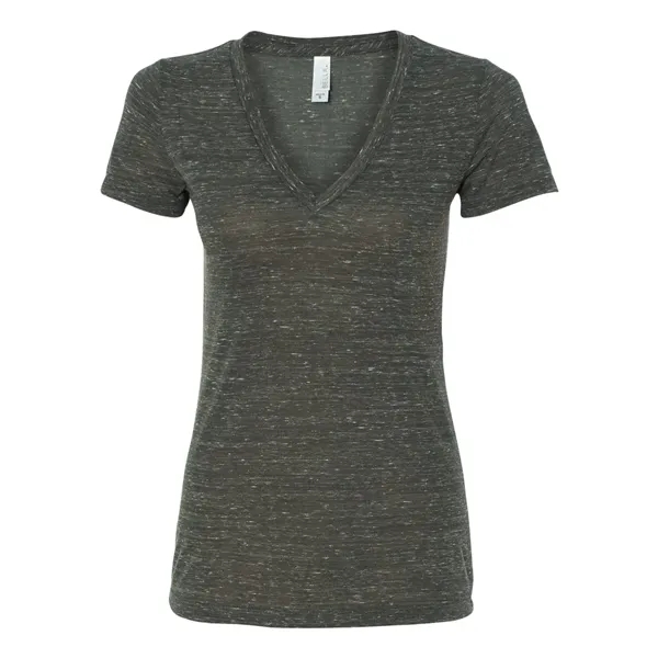 BELLA + CANVAS Women's Jersey Deep V-Neck Tee - BELLA + CANVAS Women's Jersey Deep V-Neck Tee - Image 10 of 45