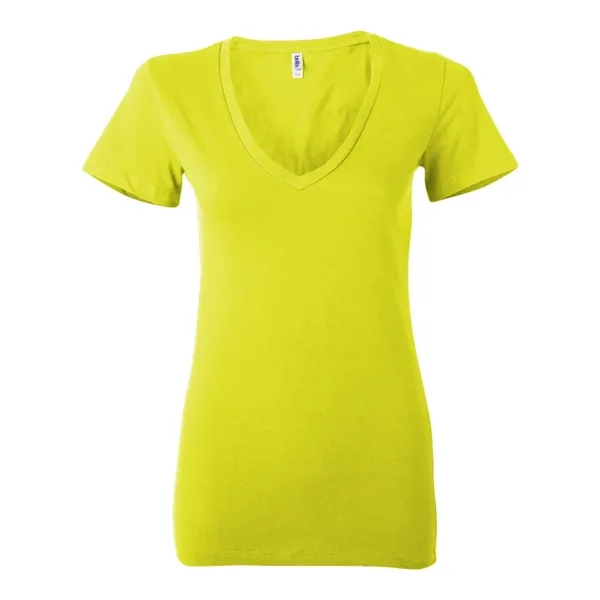 BELLA + CANVAS Women's Jersey Deep V-Neck Tee - BELLA + CANVAS Women's Jersey Deep V-Neck Tee - Image 34 of 45