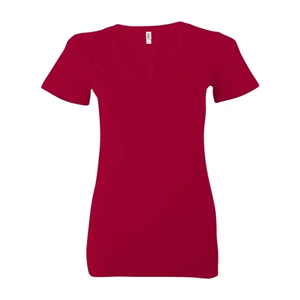 BELLA + CANVAS Women's Jersey Deep V-Neck Tee - BELLA + CANVAS Women's Jersey Deep V-Neck Tee - Image 37 of 45
