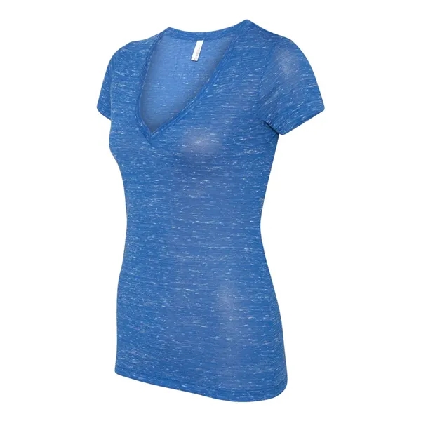 BELLA + CANVAS Women's Jersey Deep V-Neck Tee - BELLA + CANVAS Women's Jersey Deep V-Neck Tee - Image 41 of 45