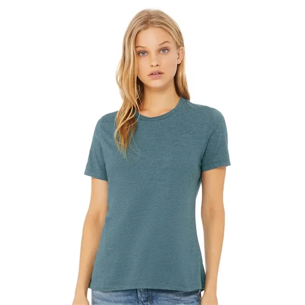 BELLA + CANVAS Women's Relaxed Fit Heather CVC Tee - BELLA + CANVAS Women's Relaxed Fit Heather CVC Tee - Image 0 of 71
