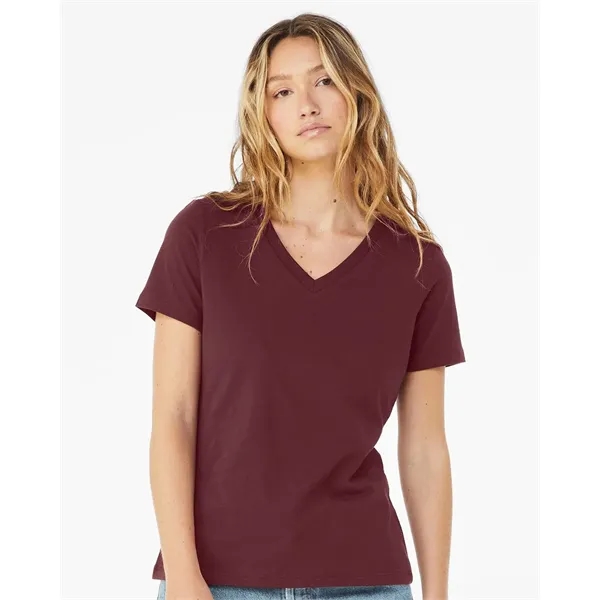 BELLA + CANVAS Women's Relaxed Jersey V-Neck Tee - BELLA + CANVAS Women's Relaxed Jersey V-Neck Tee - Image 0 of 48
