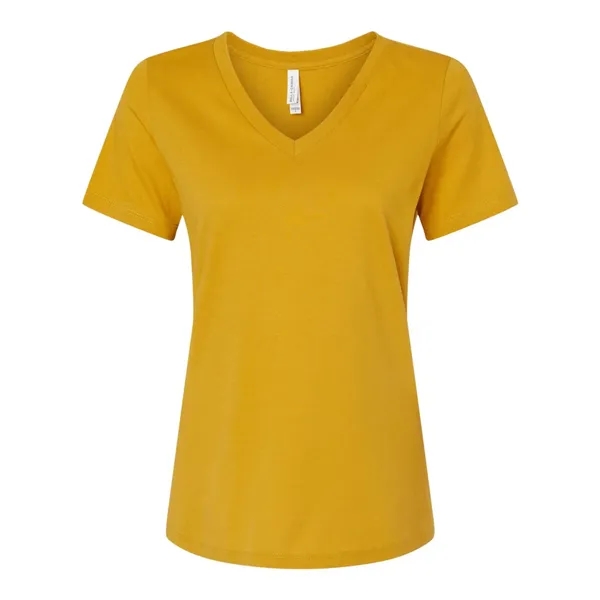 BELLA + CANVAS Women's Relaxed Jersey V-Neck Tee - BELLA + CANVAS Women's Relaxed Jersey V-Neck Tee - Image 16 of 48