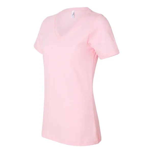 BELLA + CANVAS Women's Relaxed Jersey V-Neck Tee - BELLA + CANVAS Women's Relaxed Jersey V-Neck Tee - Image 24 of 48