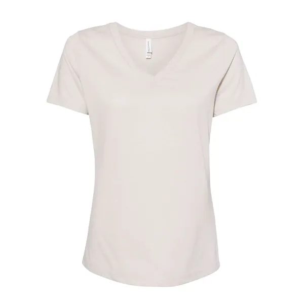 BELLA + CANVAS Women's Relaxed Heather CVC V-Neck Tee - BELLA + CANVAS Women's Relaxed Heather CVC V-Neck Tee - Image 7 of 26