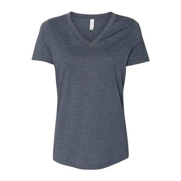 BELLA + CANVAS Women's Relaxed Heather CVC V-Neck Tee - BELLA + CANVAS Women's Relaxed Heather CVC V-Neck Tee - Image 11 of 26