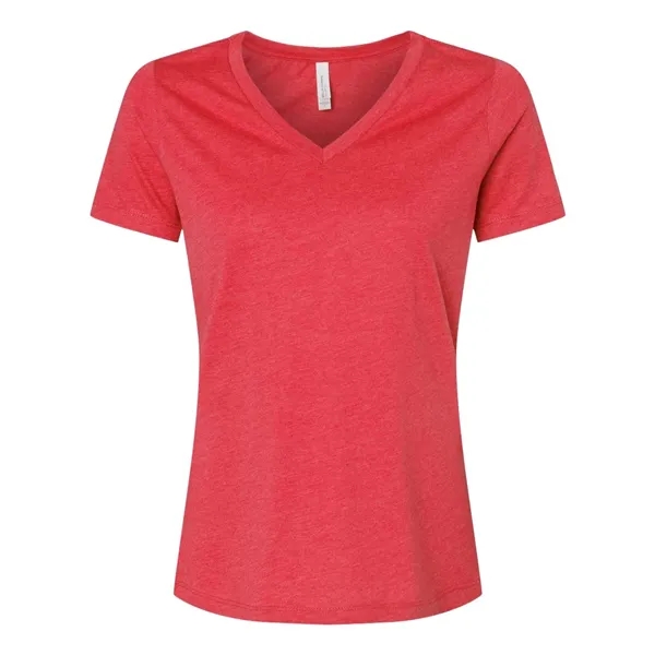 BELLA + CANVAS Women's Relaxed Heather CVC V-Neck Tee - BELLA + CANVAS Women's Relaxed Heather CVC V-Neck Tee - Image 17 of 26