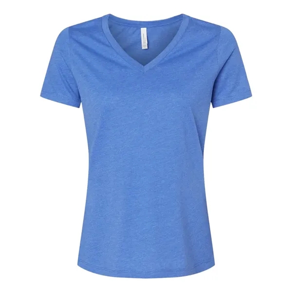 BELLA + CANVAS Women's Relaxed Heather CVC V-Neck Tee - BELLA + CANVAS Women's Relaxed Heather CVC V-Neck Tee - Image 22 of 26