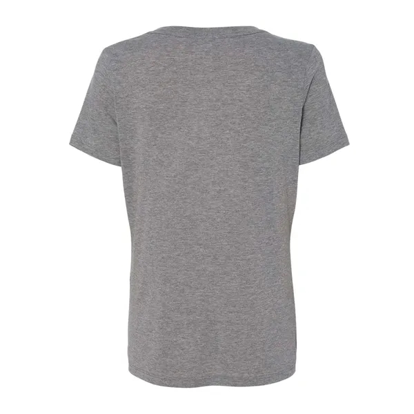 BELLA + CANVAS Women's Relaxed Triblend V-Neck Tee - BELLA + CANVAS Women's Relaxed Triblend V-Neck Tee - Image 4 of 16