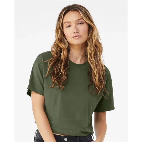 BELLA + CANVAS Women's Jersey Crop Tee - BELLA + CANVAS Women's Jersey Crop Tee - Image 0 of 12
