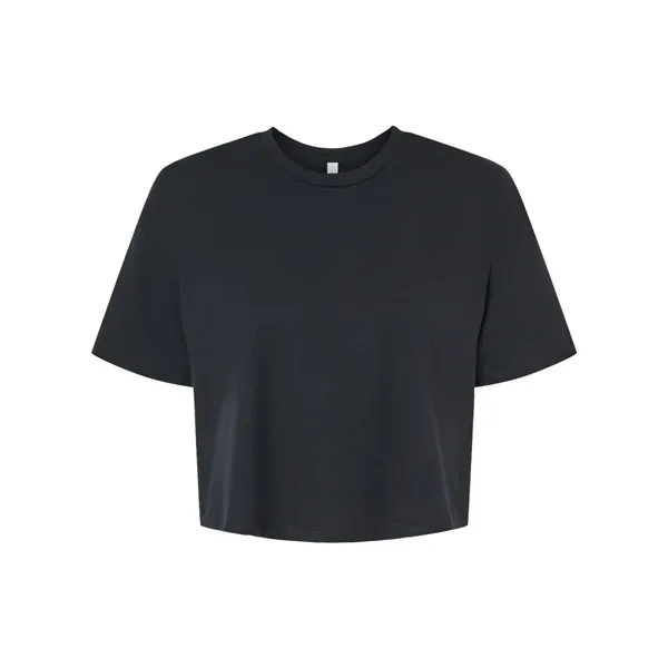 BELLA + CANVAS Women's Jersey Crop Tee - BELLA + CANVAS Women's Jersey Crop Tee - Image 2 of 12