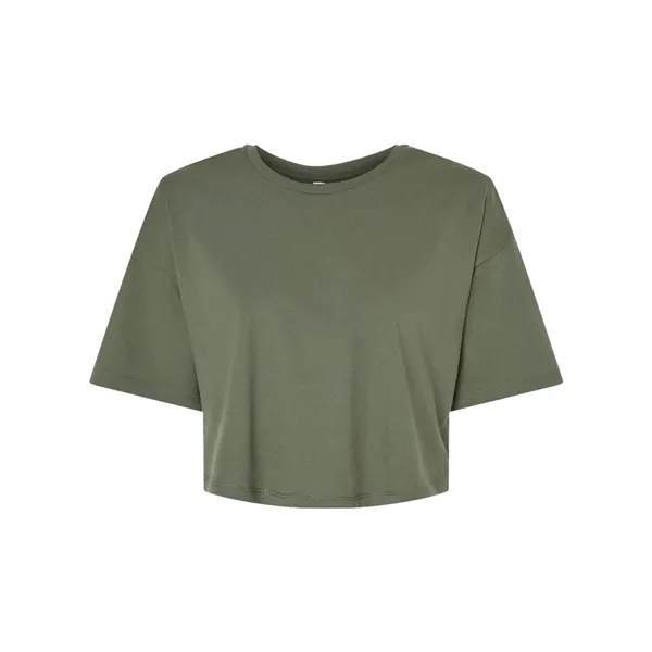 BELLA + CANVAS Women's Jersey Crop Tee - BELLA + CANVAS Women's Jersey Crop Tee - Image 4 of 12
