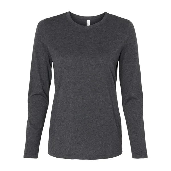 BELLA + CANVAS Women's Jersey Long Sleeve Tee - BELLA + CANVAS Women's Jersey Long Sleeve Tee - Image 7 of 29