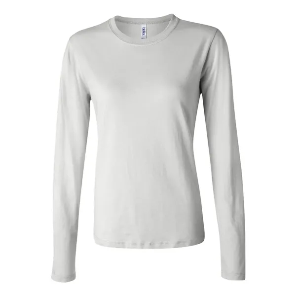 BELLA + CANVAS Women's Jersey Long Sleeve Tee - BELLA + CANVAS Women's Jersey Long Sleeve Tee - Image 26 of 29