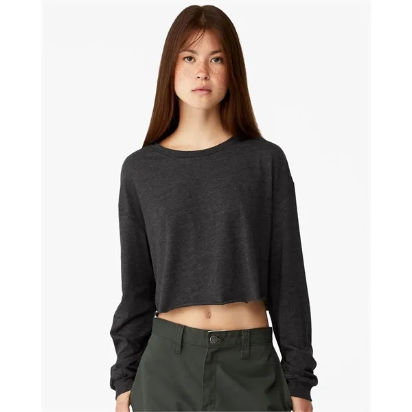 BELLA + CANVAS Women's FWD Fashion Crop Long Sleeve Tee - BELLA + CANVAS Women's FWD Fashion Crop Long Sleeve Tee - Image 0 of 16