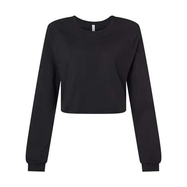 BELLA + CANVAS Women's FWD Fashion Crop Long Sleeve Tee - BELLA + CANVAS Women's FWD Fashion Crop Long Sleeve Tee - Image 3 of 16