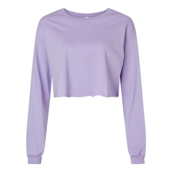 BELLA + CANVAS Women's FWD Fashion Crop Long Sleeve Tee - BELLA + CANVAS Women's FWD Fashion Crop Long Sleeve Tee - Image 7 of 16