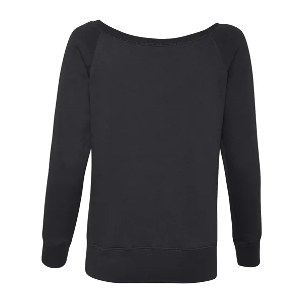 BELLA + CANVAS Women's Sponge Fleece Wide Neck Sweatshirt - BELLA + CANVAS Women's Sponge Fleece Wide Neck Sweatshirt - Image 3 of 30