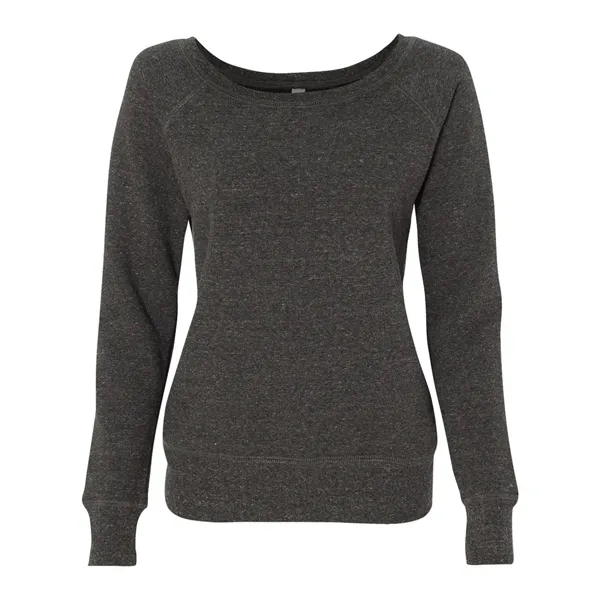 BELLA + CANVAS Women's Sponge Fleece Wide Neck Sweatshirt - BELLA + CANVAS Women's Sponge Fleece Wide Neck Sweatshirt - Image 4 of 30