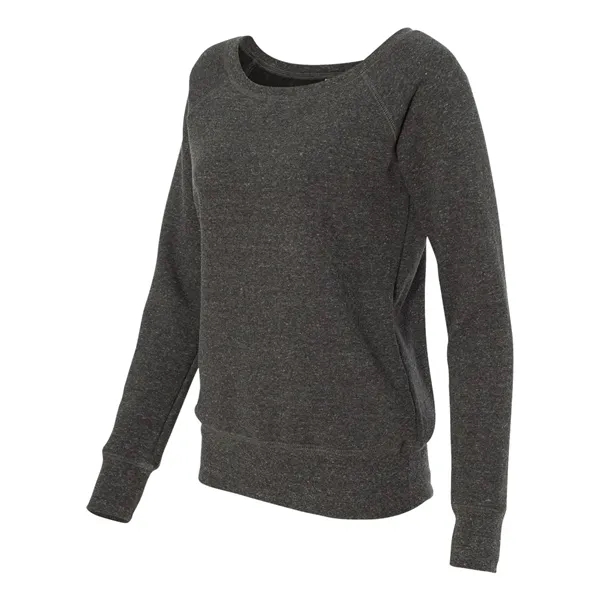 BELLA + CANVAS Women's Sponge Fleece Wide Neck Sweatshirt - BELLA + CANVAS Women's Sponge Fleece Wide Neck Sweatshirt - Image 5 of 30