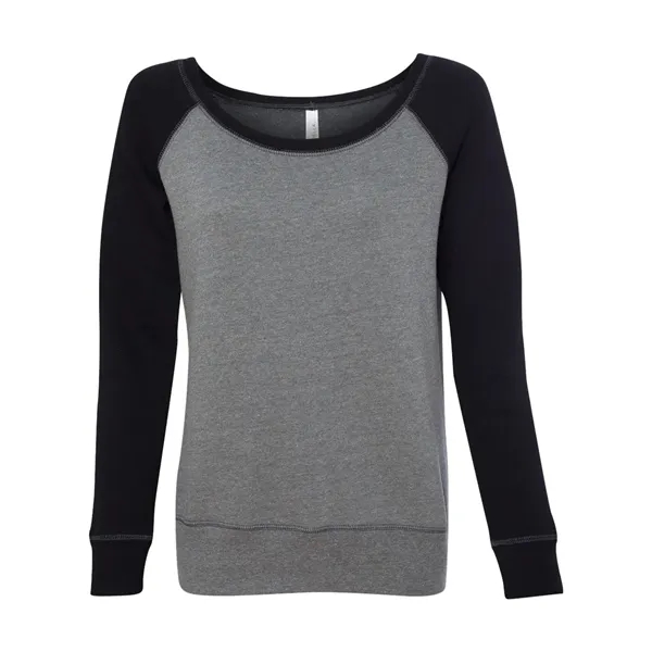 BELLA + CANVAS Women's Sponge Fleece Wide Neck Sweatshirt - BELLA + CANVAS Women's Sponge Fleece Wide Neck Sweatshirt - Image 12 of 30