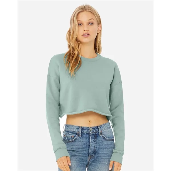 BELLA + CANVAS Women's Crop Crew Fleece - BELLA + CANVAS Women's Crop Crew Fleece - Image 0 of 14