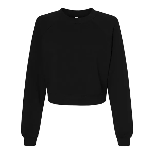 BELLA + CANVAS Women's Crop Raglan Fleece Crewneck Sweats... - BELLA + CANVAS Women's Crop Raglan Fleece Crewneck Sweats... - Image 1 of 14